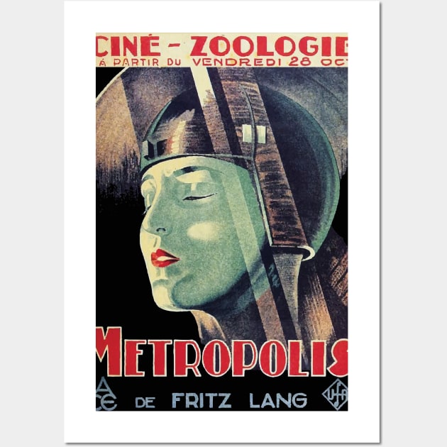 Metropolis, 1927 French Film Poster Wall Art by VintageArtwork